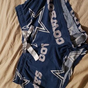 Dallas Cowboys pajama shorts